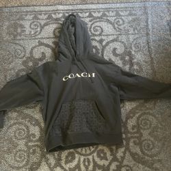  Black Coach Signature Hoodie
