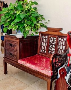 Rosewood telephone chair
