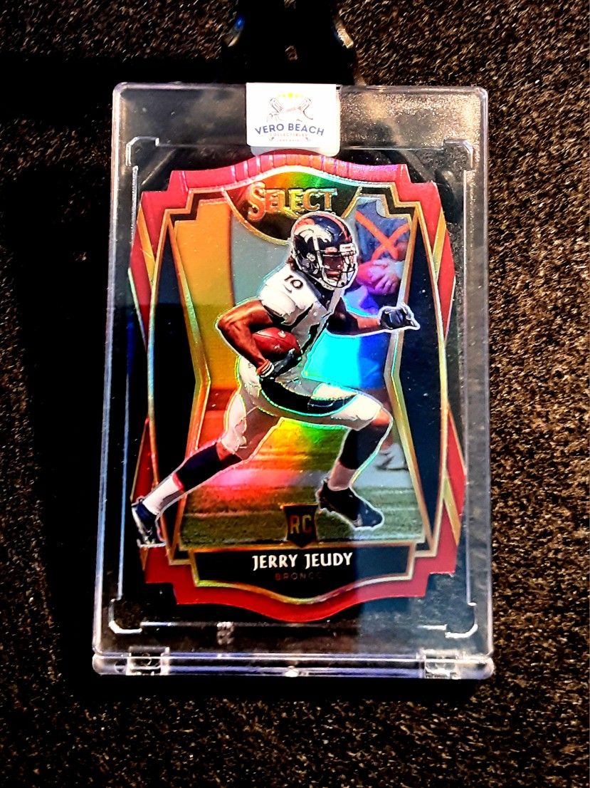Jerry Jeudy 2020 Panini Select Prizm Die Cut Rookie! BROWNS/ BRONCOS NFL  