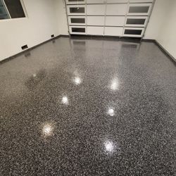 Epoxy flakes system