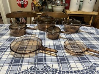 Corning Ware Visions Amber Cookware Set 