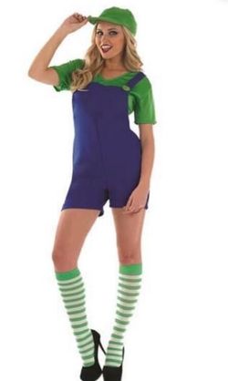 New green plumbers mate adult XL costume $20