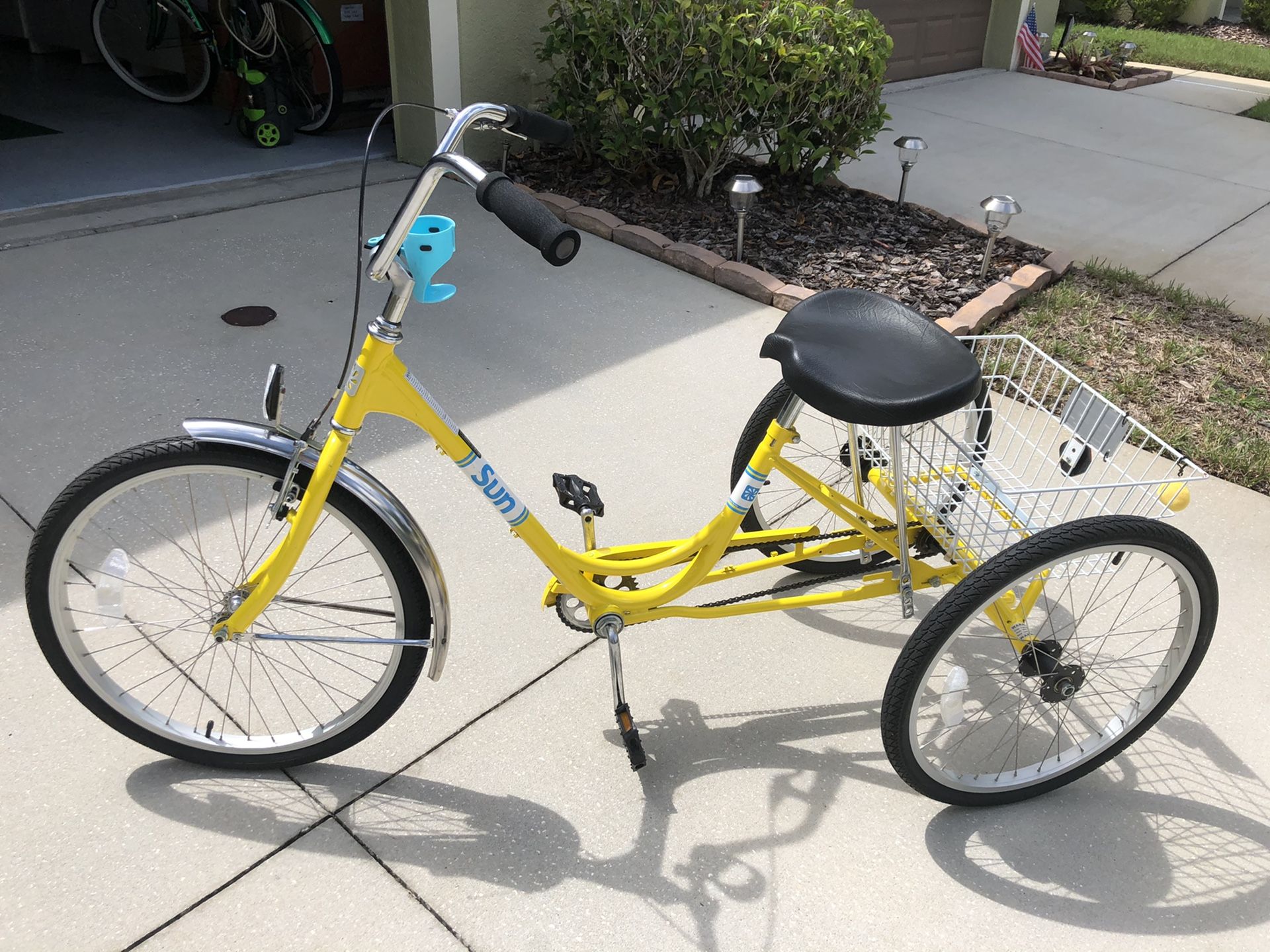 Adult Tricycle 24x1.75 tires. Almost new. Clean and ready to ride.