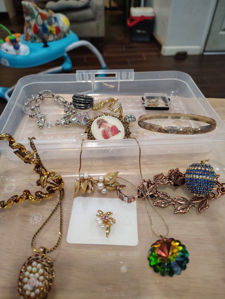 $50 All Jewelry is Costume Jewelry and Bracelets Is Sterling Silver