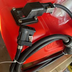 Portable Boat Fuel Gas Tank 12L 3 Gallon Marine Outboard Gas Tank with Connector and Filter for YAMA/HA