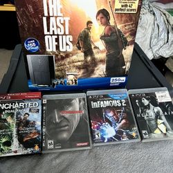 250 Gb PS3 Last Of Us Bundle