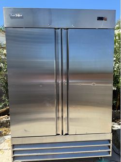 Norpole Commercial Double Door Restaurant Refrigerator Cooler