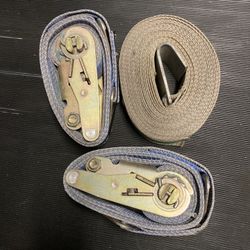 Ratchet belt tiedowns three of them for $15