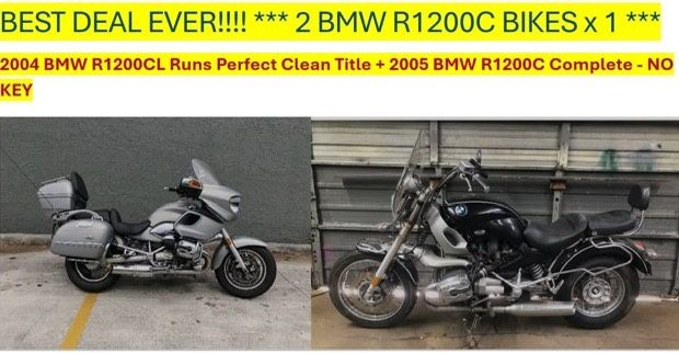2004 & 1998 BMW R1200 CL R1200 CL & R1200C