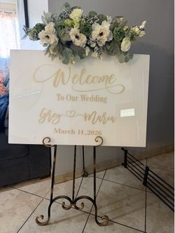 Acrylic welcome signs