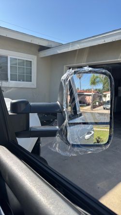 Driver side towing mirror