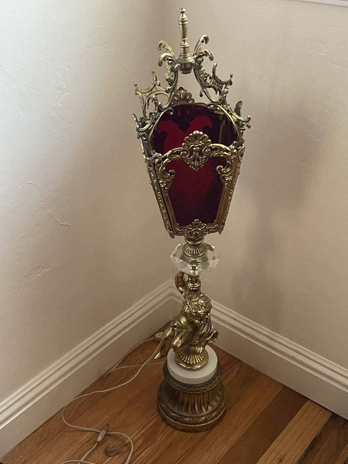 Gorgeous French AntiqueVintage Lamp