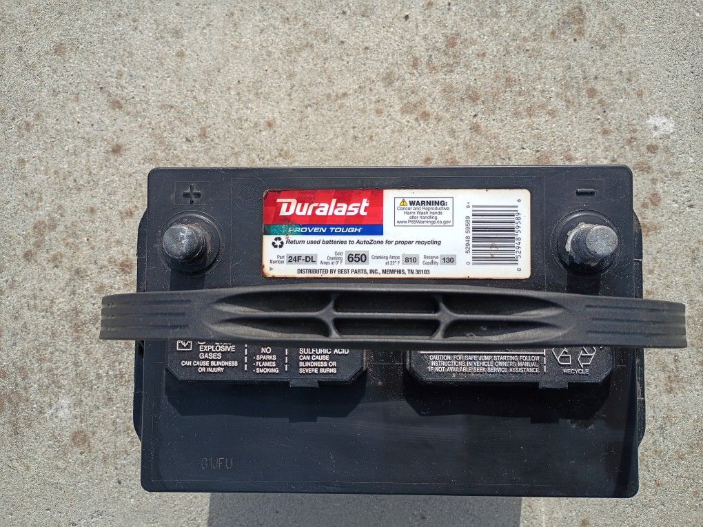 Duralast Group Size 24F Battery 24F-DL