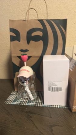 Teddy bear Starbucks cup