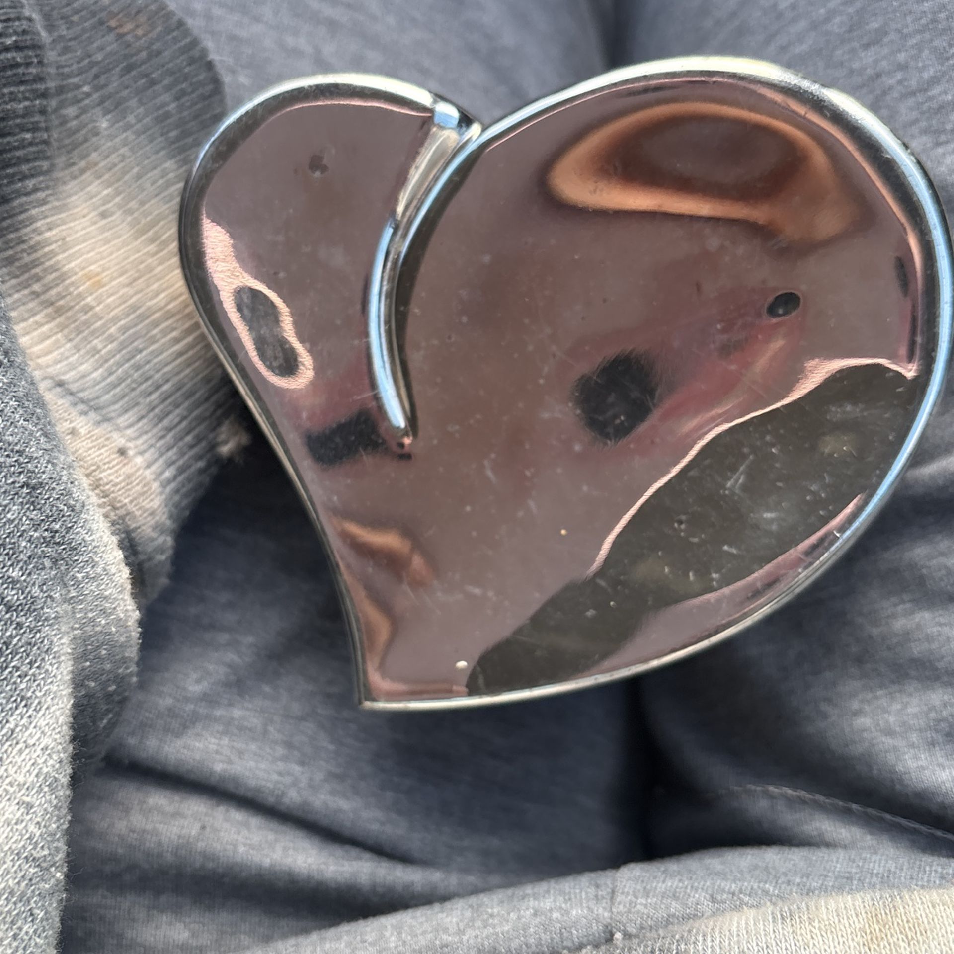 Steel Vintage Heart
