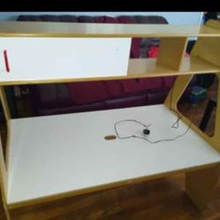 Kid Desck Double Side And Light 