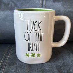 New Without Tags Rae Dunn St. Patrick’s Day Luck Of The Irish Coffee Tea Mug Cup