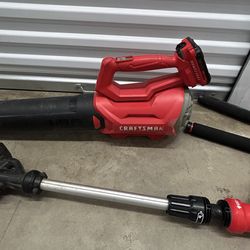 CRAFTSMAN BRUSHLESS RP WEEDWACKER String Trimmerf , corona scissors& Blower lot