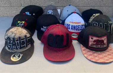 set of 10 assorted caps