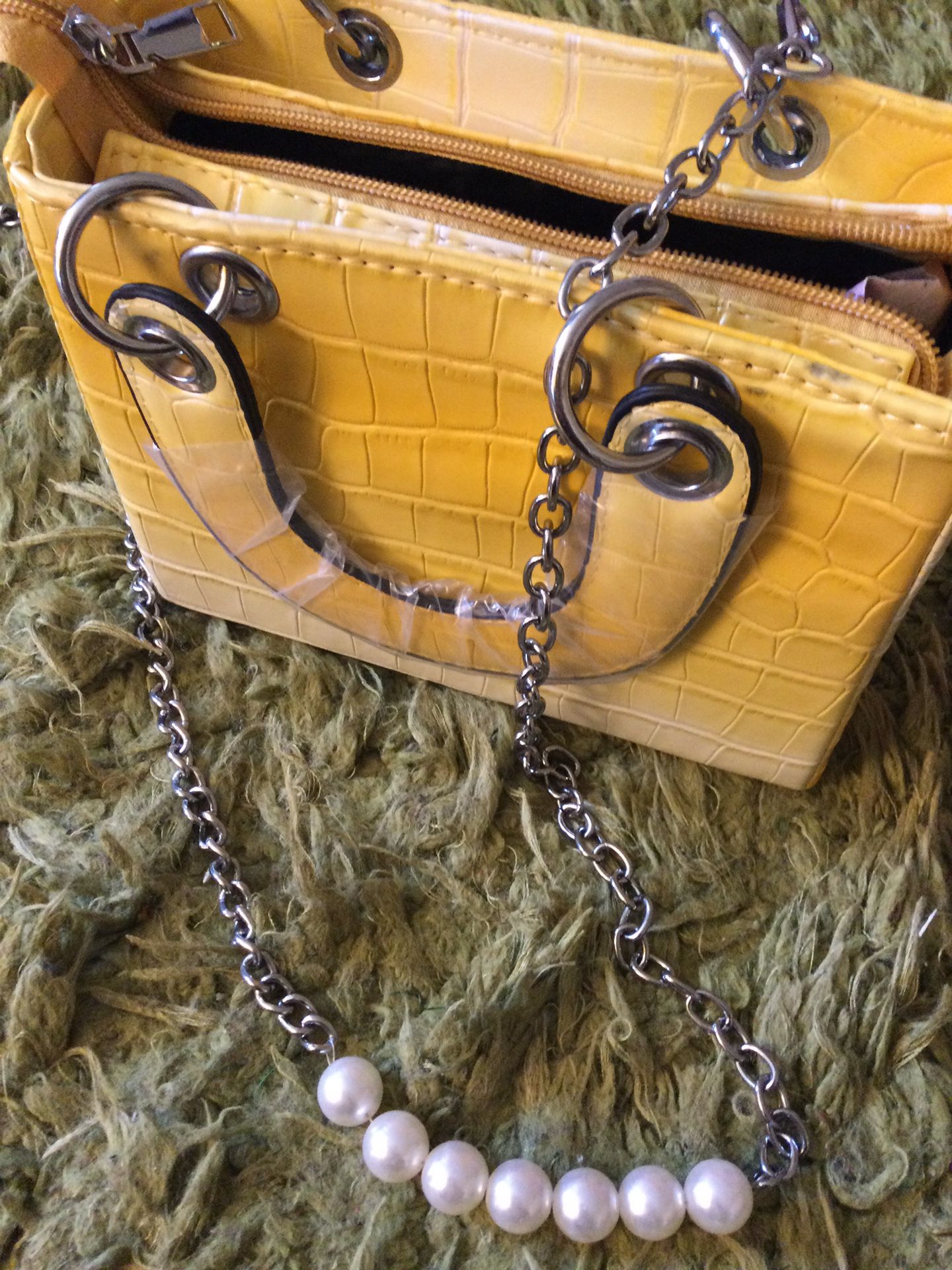 Yellow Fashion Small Bag