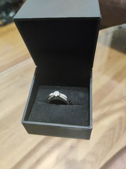 White Gold Ring With Diamonds 14k, 6.2g