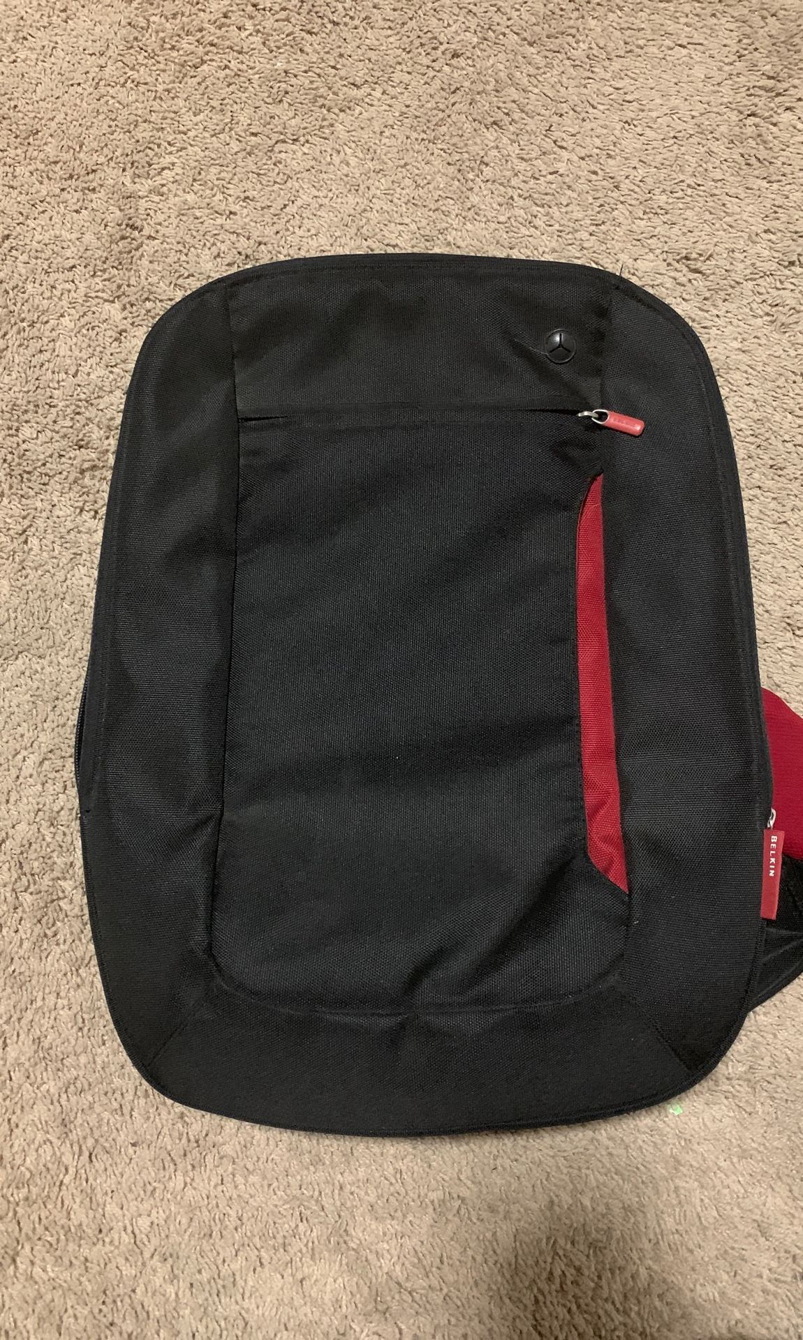 Belkin Impulse Line Slim Backpack For Notebooks Up To 17-Inch, Jet/Cabernet