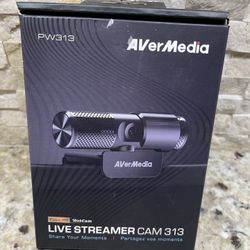 AverMedia PW313 Live Streamer CAM Full HD 1080p Wired USB Dual Mic - NEW
