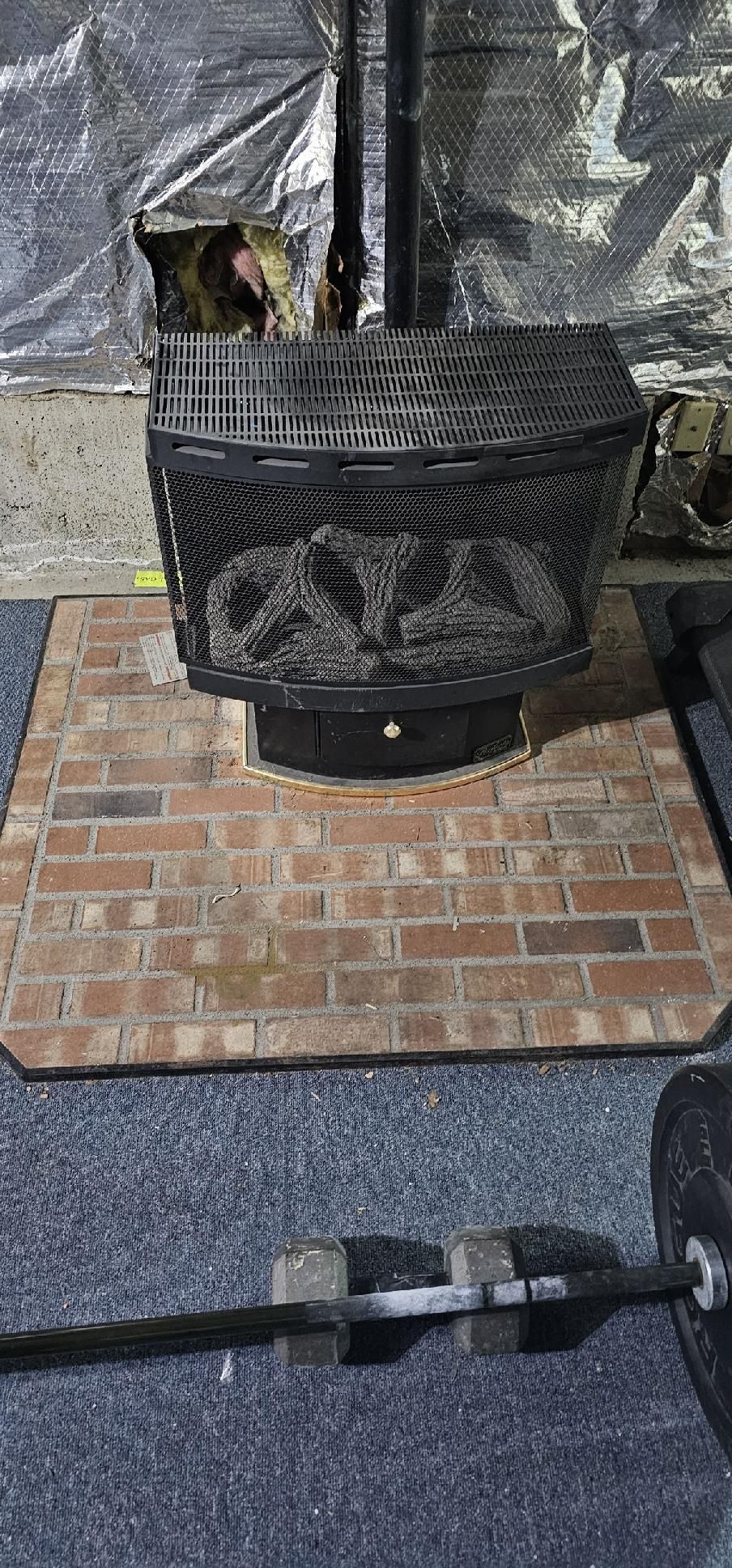 Indoor Gasless Fireplace