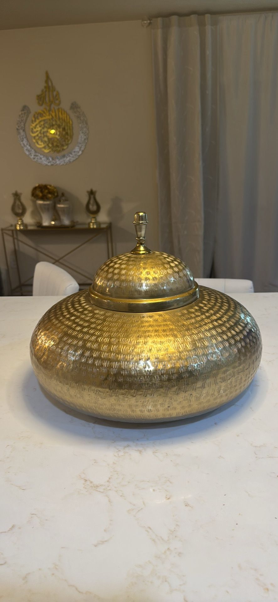 Gold Metal Decoration Vase