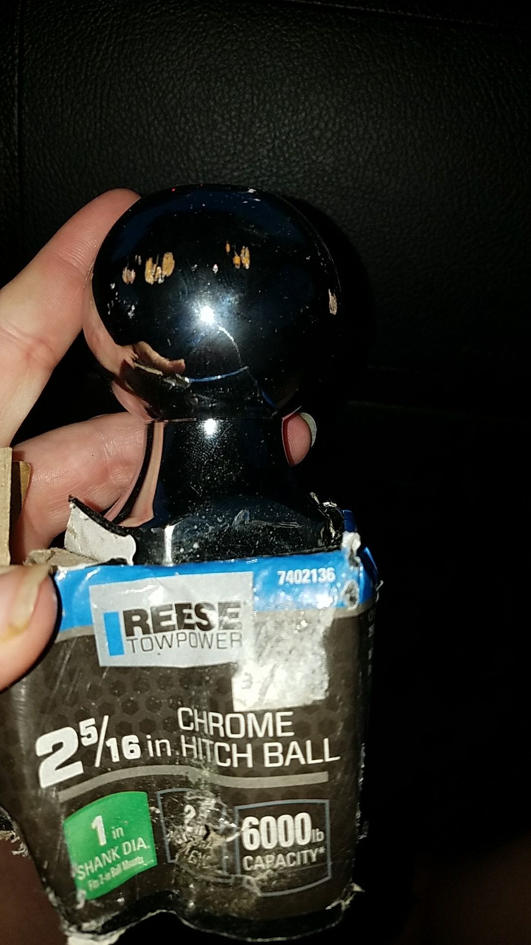 2 5/16 chrome ball