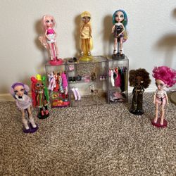 Rainbow Dolls  And L.O.L Dolls