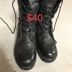 Vibram Womens Black Navy Approved Steel Toe Boots