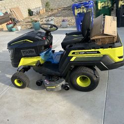 
80V HP Brushless 46 in. Battery Electric Cordless Riding Lawn Tractor with (3) 80V 10Ah Batteries and Charger
by

RYOBI