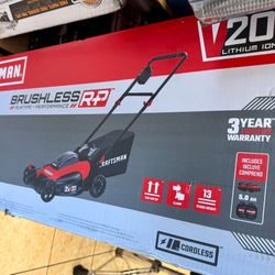 Craftsman 20 V Cordless Electric Push Lawn Mower Battery And Charger Included