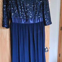 Womens dark blue dress