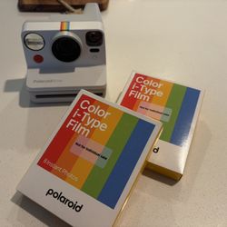 Color iType Polaroid With 2 Boxes Of Film