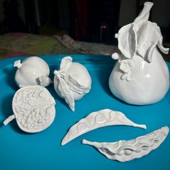 Ceramic fruit set Of 6