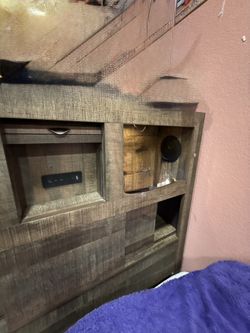 Used Twin Bluetooth Bookcase Bed