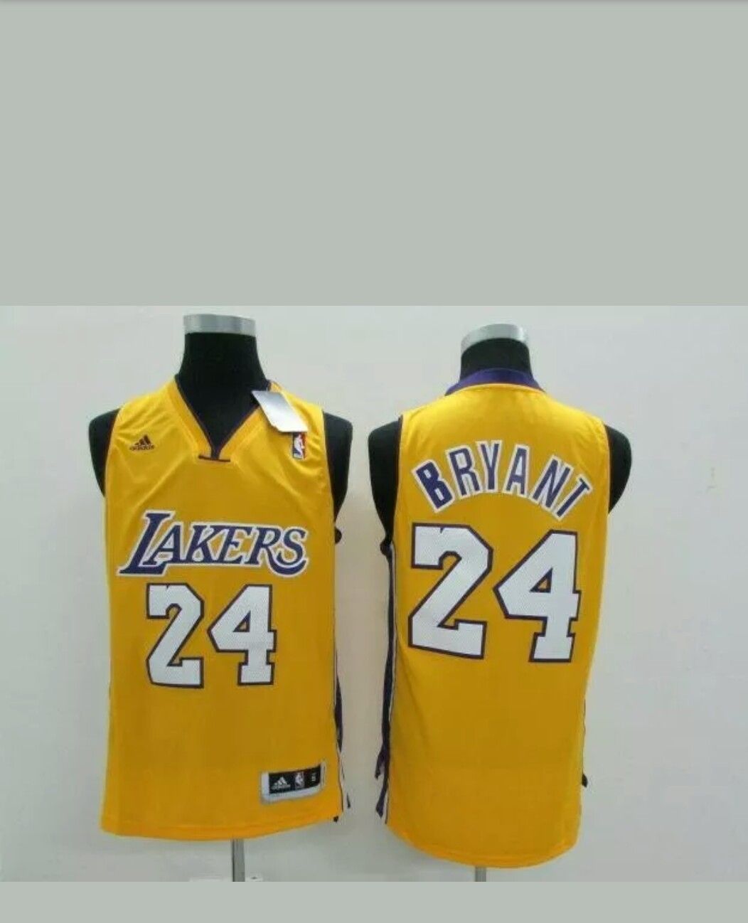 Kobe Bryant Los Angeles Lakers #24 Jersey Yellow S-2XL