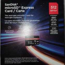 Switch 2 compatible SanDisk microSD Express Card 512GB 880MB/s