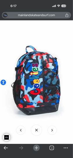 Cookies Backpack Bungee Smell Proof - Tricolor Camo (Red/Blue/Black