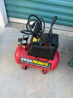 Central Pneumatic Oilless Air Compressor