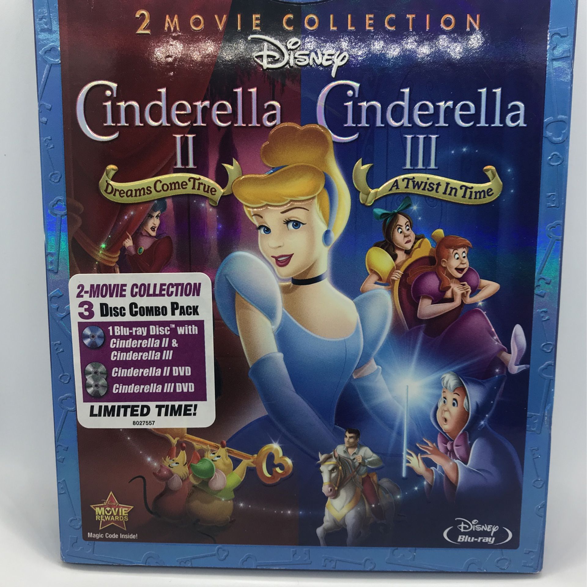 Disney’s Cinderella 2&3 Blu-ray DVD