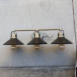 Brushed Metal Bathroom Vanity Lighting