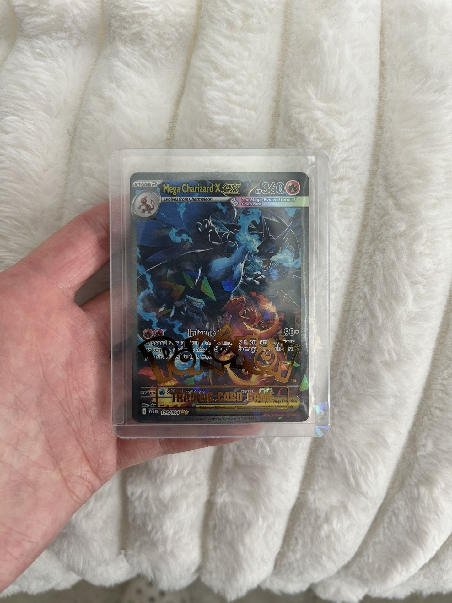 Pokemon Mega Evolution Phantasmal Flames Mega Charizard EX Special Illustration Rare SIR 125/094