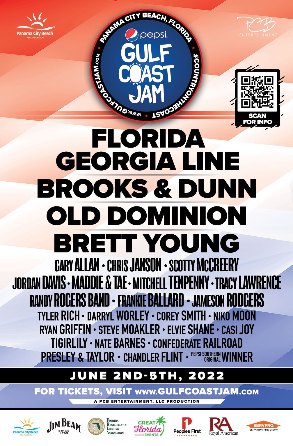 2 4 Day General Admission Passes To Gulf Coast Jam