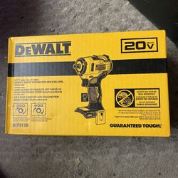 PRICE REDUCED**SALE**New Dewalt 20 Volt  1/2 Heavy Duty 3 Speed High Torque Impact Driver Kit