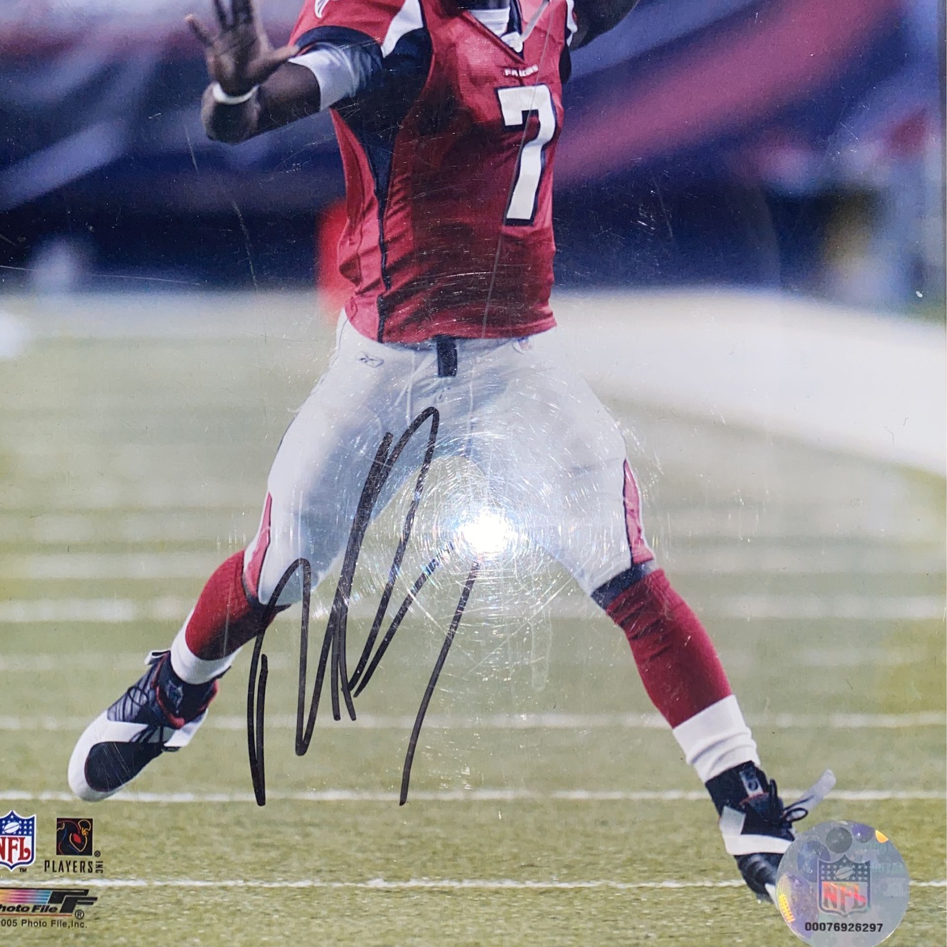 Autographed Mike Vick Picture