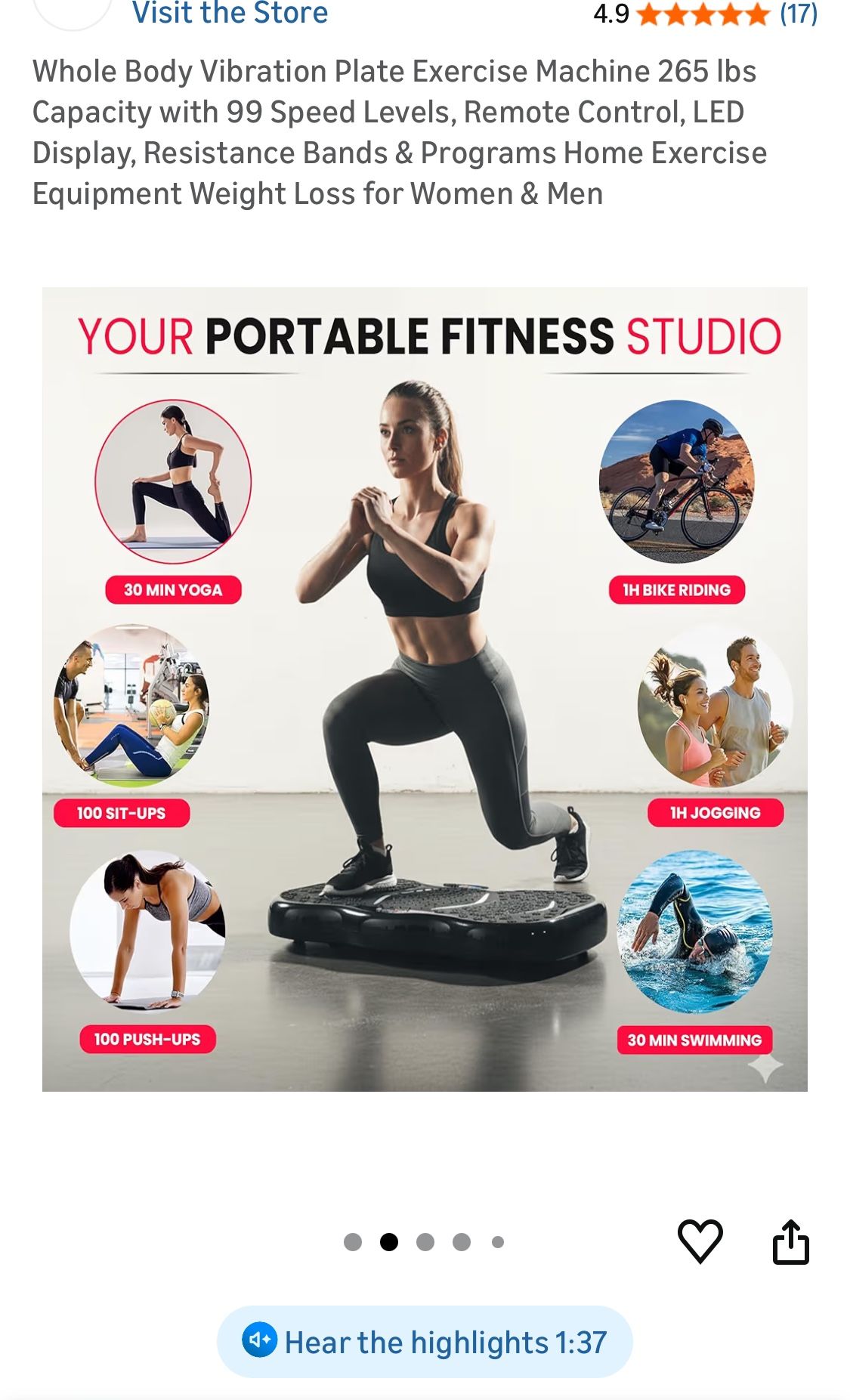 Vibration Full Body Therapy Plate