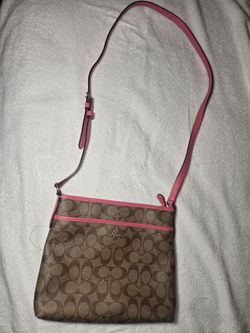 COACH  SIGNATURE LEATHER FILE CROSSBODY (F29210)